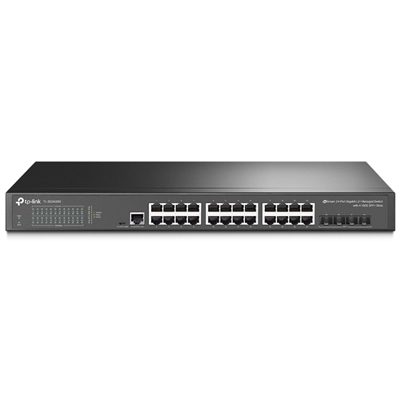 SWITCH 24P LAN GIGABIT TP-LINK SG3428XJETSTREAM 24P GIGA L2+ 4P 10GBE SFP+ SLOTS - GARANZIA A VITA
