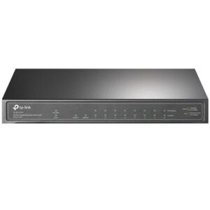 SWITCH 10P GIGABIT CON 8P POE+ TP-LINK TL-SG1210P 1P GIGABIT RJ45 1P GIGABIT SFP 802.3AT/AF - ALIM. POE 64W
