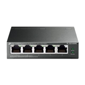 SWITCH 5P LAN GIGABIT TP-LINK TL-SG105PE CON 4P POE+ -GARANZIA A VITA