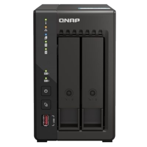 NAS QNAP TS-253E-8G 2HD 3,5"/2,5" SATA6G-NO HD-2PX2.5GIGA-4P USB-8GB DDR4-CELERON J6412 4CORE