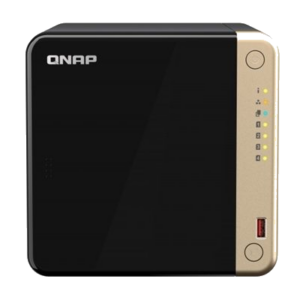NAS QNAP TS-464-8G 4HD 3,5"/2,5" SATA6G-NO HD-2PX2.5GBE -4P USB3.0-8GB DDR4 SO-DIMM-CELERON N5105/N5095 4CORE