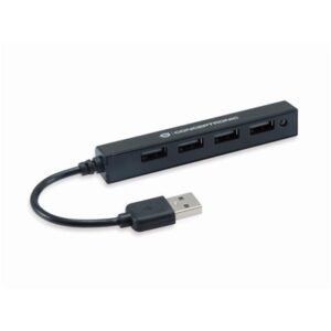 HUB USB2.0 4P CONCEPTRONIC HUBBIES05B LUNGHEZZA CAVO 9CM FINO:31/03
