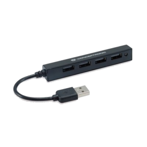 HUB USB2.0 4P CONCEPTRONIC HUBBIES05B LUNGHEZZA CAVO 9CM FINO:31/03
