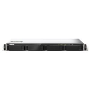 NAS QNAP TS-435XEU-4G 4HD 3,5"/2,5"SATA6 -NO HD-1U RACK 2P 10GBE SFP+2P 2.5GBE-USB3.0-4GB DDR4 SODIMM-QUADCORE 2.2GHZ-