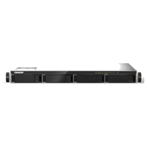 NAS QNAP TS-435XEU-4G 4HD 3,5"/2,5"SATA6 -NO HD-1U RACK 2P 10GBE SFP+2P 2.5GBE-USB3.0-4GB DDR4 SODIMM-QUADCORE 2.2GHZ-
