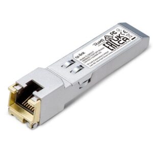 MODULO TP-LINKSM331T 1000BASE-T RJ45 SFP 1000MBPS RJ45 COPPER TRANSCEIVER, PLUG AND PLAY WITH SFP SLOT, UP TO 100MT