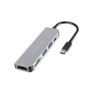 ADATTATORE HUB USB MULTIFUNZIONE 6 IN 1 CONCEPTRONIC DONN02G 2X USB-A 3.0, USB-C PD (60W),HDMI,1 SLOT X MICROSD E 1XFINO:31/03