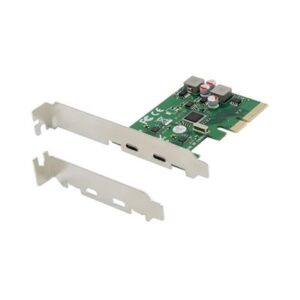 SCHEDA PCI EXPRESS 2P USB3.2 GEN 2 TYPE-C CONCEPTRONIC EMRICK08G AUTOALIM.-10GBPS-UASP FINO:31/03