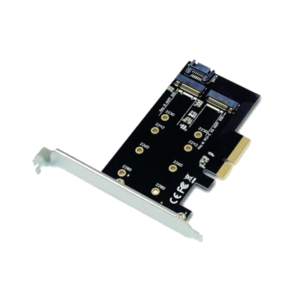 ADATTATORE PCIE SSD M.2 2IN1 SATA AHCI NVME CONCEPTRONIC EMRICK04BSUPPORTA PCIE GEN 3.0X4 SSD M.2/SSD SATA M.2