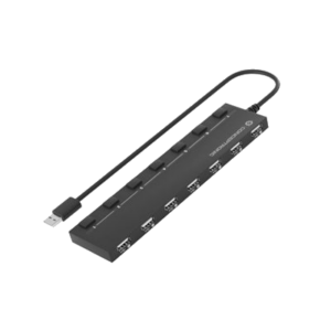 HUB USB2.0 7P CON ADATTATORE CONCEPTRONIC HUBBIES08BP