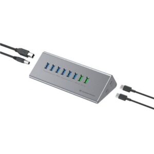 HUB CHARGER COMBO USB3.0 10IN 1 CONCEPTRONIC HUBBIES18G 1 DA 60 W, CAVO USB-C USB-A 2 IN 1, USB 3.2 GEN 1
