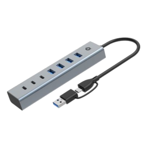 HUB USB3.0 A 7P CONCEPTRONIC HUBBIES20G 5GBPS USB-C X 3PUSB-A X 4P