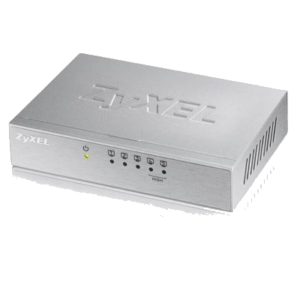 SWITCH 5P LAN 10/100M ZYXEL ES-105AV3-EU0101FV3 AUTO MDI/MDI-X DESKTOP METAL CASE 3P QOS -GARANZIA 5 ANNI-