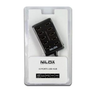 HUB NILOX 10 PORTE USB 2.0