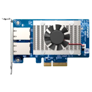 SCHEDA DI RETE QNAP QXG-10G2T DUAL-PORT BASET 10GBE-PCIE GEN3 X4 -LOW PROFILE .