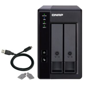 ESPANSIONE PER NAS QNAP TR-002 2HD3.5"/2.5" SATA 6G-NO HD-1P USB3.1 TYPE C
