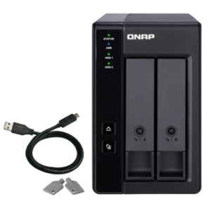 ESPANSIONE PER NAS QNAP TR-002 2HD3.5"/2.5" SATA 6G-NO HD-1P USB3.1 TYPE C