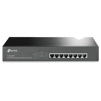 SWITCH 8P GIGABIT POE TP-LINK TL-SG1008MP RJ45 8P POE-GARANZIA 3 ANNI