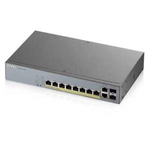 SWITCH 8P LAN GIGABIT POE ZYXEL GS1350-12HP-EU0101F NEBULAFLEX MANAGED X CCTV-2P SFP-2P GB UPLINK-1Y SERV.NEBULAPRO