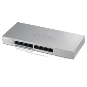 SWITCH 8P LAN GIGABIT ZYXEL GS1200-8HPV2-EU0101FMANAGED PLUS (4P POE, EROG. FINO 60W) FINO:31/12