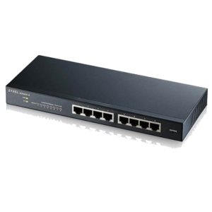 SWITCH 8P LAN GIGABIT ZYXEL GS1900-8-EU0101F/GS1900-8-EU0102F WEB MANAGED -SUPP.IPV6,VLAN-GARANZIA A VITA