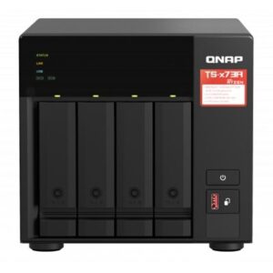 NAS QNAP TS-473A-8G 4HD 3,5"/2,5"SATA6-NO HD-2P2.5GBE- 4P USB-8GB DDR4 SODIMM-AMD RYZEN 2.2GHZ -GAR.2 ANNI