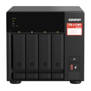 NAS QNAP TS-473A-8G 4HD 3,5"/2,5"SATA6-NO HD-2P2.5GBE- 4P USB-8GB DDR4 SODIMM-AMD RYZEN 2.2GHZ -GAR.2 ANNI