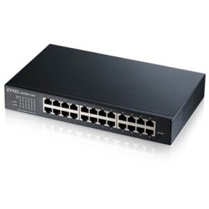 SWITCH 24P LAN GIGABIT ZYXEL GS1900-24E-EU0103F V3 SWITCH WEB MANAGED 24P GIGA SENZA VENTOLE- IPV6 VLAN