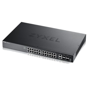 SWITCH 24P GIGABIT + 2P 10GBE MG +4P 10 GIGABIT SFP+ ZYXEL XGS2220-30-EU0101F LAYER 3 STACKABLE - RACK