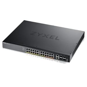 SWITCH 24P GIGABIT POE+ 2P 10GBE MG POE+4P 10 GIGABIT SFP+ ZYXEL XGS2220-30HP-EU0101F LAYER 3 STACKABLE - RACK