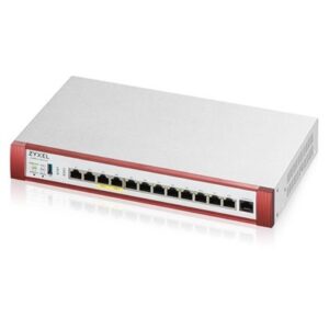 FIREWALL ANTIVIRUS/IDP USGFLEX ZYXEL USGFLEX500H-EU0101F PORTE LAN/WAN:2X2.5GBE 2X2.5G POE 30W 8XGBE VPN: 300IPSEC-CONS.300 UT.