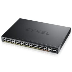SWITCH 48P GIGABIT POE +2P 10GBE MG POE+4P 10 GIGABIT SFP+ ZYXEL XGS2220-54FP-EU0101F LAYER 3 LITE STACKABLE - RACK