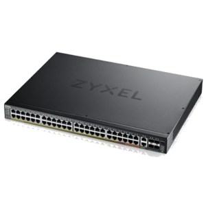 SWITCH 48P GIGABIT POE +2P 10GBE MG POE+4P 10 GIGABIT SFP+ ZYXEL XGS2220-54FP-EU0101F LAYER 3 LITE STACKABLE - RACK