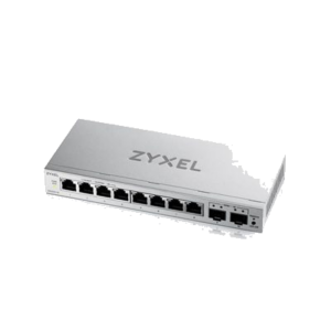 SWITCH 10P ZYXEL GS1200-10V3-EU0101F 8P GIGABIT+2P SFP GBE EASY MANAGEMENT PER VLAN QOS - DESIGN SENZA VENTOLE DESKTOP