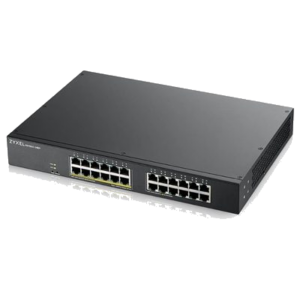SWITCH ZYXEL GS1900-24EP-EU0101F 24P GIGABIT (12P POE EROG FINO 130W)- SUPP.IPV6, VLAN, RACK 19 POLL