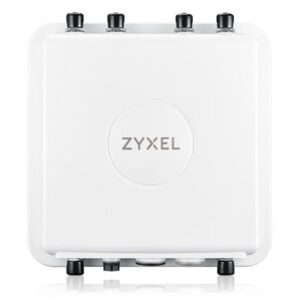 WIRELESS ACCESS POINT ZYXEL WAX655E-EU0101F NEB.FLEX PRO OUTDOOR DUALRADIO 4X4 802.11ABGN/AC/AX 5375MBPS 2P LAN-SUPP.POE 25W