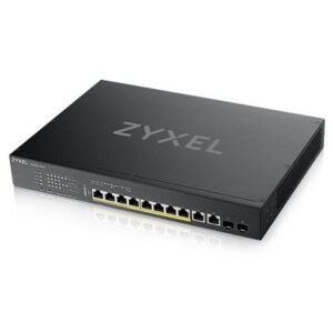 SWITCH 10P LAN GIGABIT ZYXEL XS1930-12HP-ZZ0101FNEBULAFLEX MAN.LAYER 8P MULTIGB POE 60W+2P MULTIGB+2P 10GBE SFP+IPV6 -FREE NEB