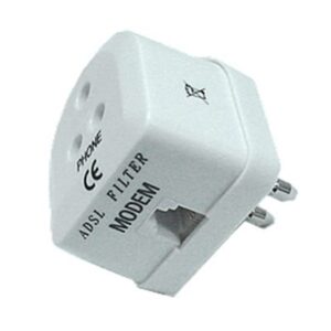 FILTRO ADSL OEM T-1000TR TRIPOLARE SEPARAZIONE FONIA PER MODEM/ROUTER ADSL SU LINEA ANALOGICA PRESA TRIPOLARE/RJ11