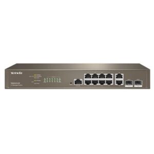 SWITCH 10P LAN GIGABIT RACK +2P SFP+ BASE-X 1000TENDA TEG5312F -GARANZIA 3 ANNI-