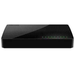 SWITCH 8P LAN GIGABIT TENDA SG108 PLASTIC CASE - DC 9V0.6A - GARANZIA 3 ANNI