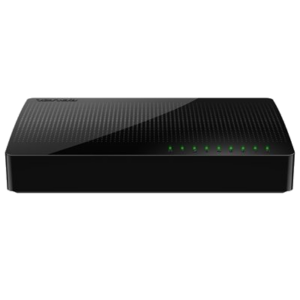 SWITCH 8P LAN GIGABIT TENDA SG108 PLASTIC CASE - DC 9V0.6A - GARANZIA 3 ANNI