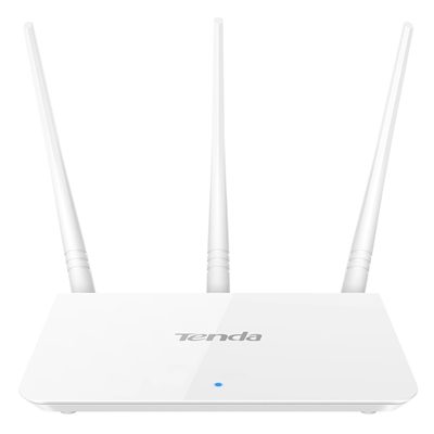 WIRELESS N ROUTER 300M TENDA F3 -2T2R3P 10/100M - 2ANT. FISSE -GARANZIA 3 ANNI