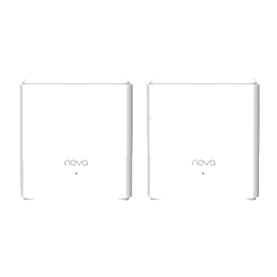 WIRELESS ROUTER AX1500 TENDA EX3-2 (2-PACK) DUAL BAND WI-FI 6 SISTEMA MESH COPERTURA FINO A 200M²