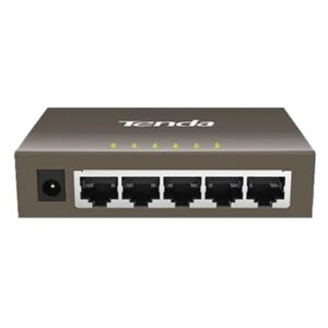 SWITCH5P LAN FULL GIGABIT TENDA TEG1005M DESKTOP UNMANAGED SUPP.AUTOPOLARITÀ SU OGNI PORTA - GARANZIA 3 ANNI-