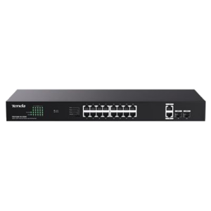 SWITCH 18P GE LAN +2P SFP TENDA TEG1120P-16-250W 16P POE