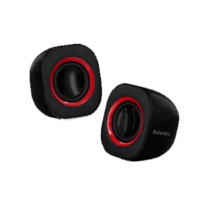 CASSE 440W ATLANTIS P003-C03-B NERE MINI PER PC E PORTATILE - USB - EAN: 8026974016443- GARANZIA 2 ANNI-