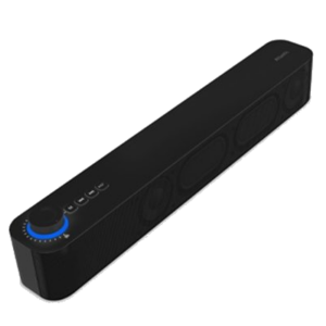 MINI SOUNDBAR BLUETOOTH ATLANTIS P003-C0820-B NERE 20W-INGR.AUDIO ANALOG.3.5MM-INCLU.BATT.2400 MAH-PORTA USB E MICRO-SD