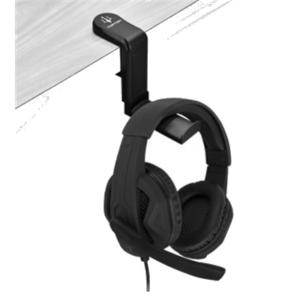 POGGIACUFFIE DA SOTTOSCRIVANIA ATLANTIS P002-HH01 - ADATTABILE AL TOP DELLA SCRIVANIA CON CLIP A MOLLA-ROT.GANCIO 360°