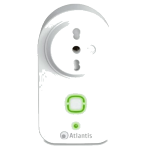 SMART PLUG WI-FI ATLANTIS A17-SS16A - SPINA IT 16A - INCLUDE MIS.POTENZA - COMPATIBILE CON GOOGLE HOME, AMAZON ALEXA