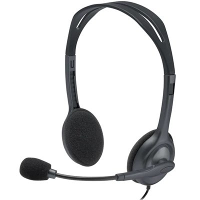CUFFIA+MICROFONO LOGITECH RETAIL H111 JACK 3,5MM P/N 981-000593